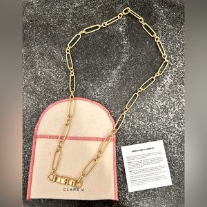 ClareV convertible chain necklace - vintage gold
